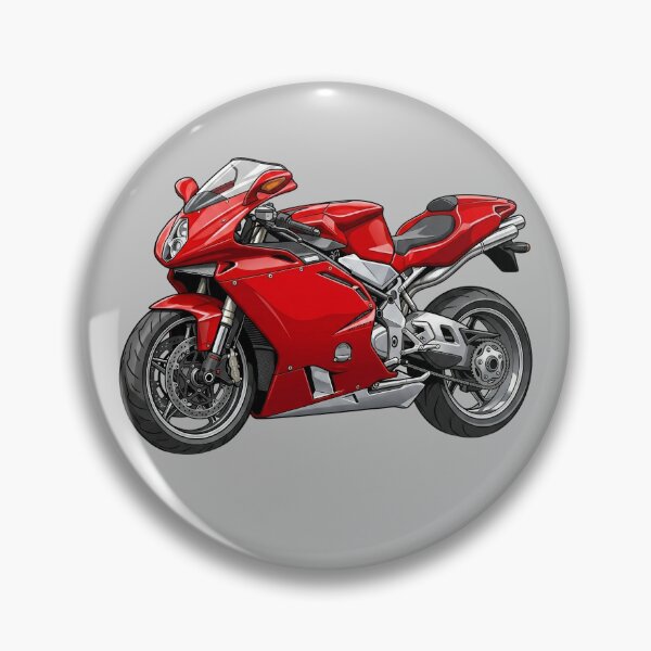 Item preview, Red MV Agusta F4 1000 Italian Superbike Motorcycle Vector Illustration designed and sold by Motorline44.