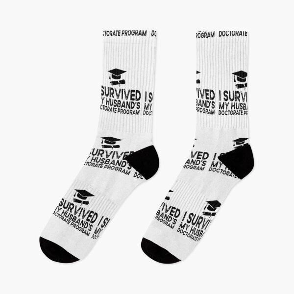 Item preview, I Survived My Husband's Doctorate Program Funny Wife  | PhD Graduation Gift | Proud Doctoral Spouse designed and sold by 76Valeria.