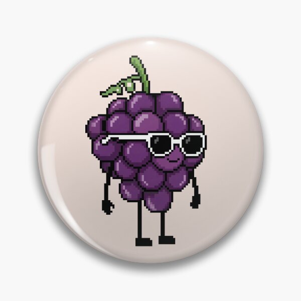 Item preview, Grapes Pixel designed and sold by White Rim Mates.