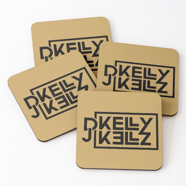 Item preview, DJ Kelly Kellz Square Logo Design (Black) designed and sold by kdtcreative.