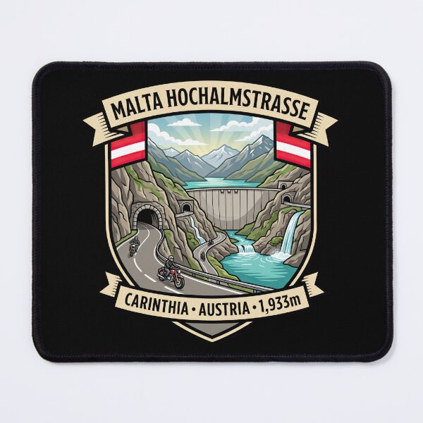 Item preview, Malta Hochalmstraße Austria Scenic Alpine Road Graphic designed and sold by enzoade.