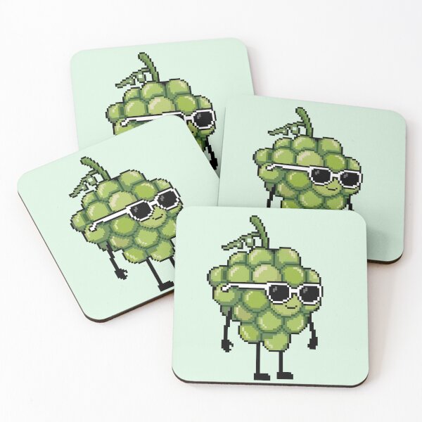 Item preview, Green Grapes Pixel designed and sold by White Rim Mates.
