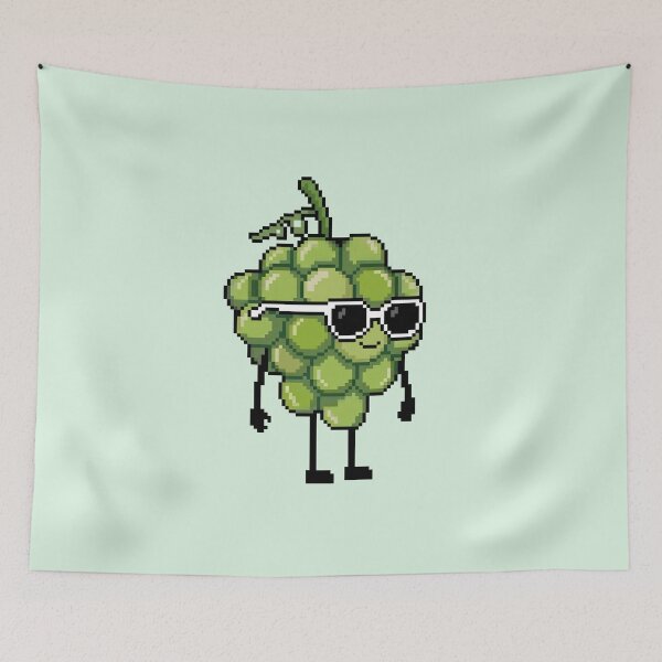 Item preview, Green Grapes Pixel designed and sold by White Rim Mates.