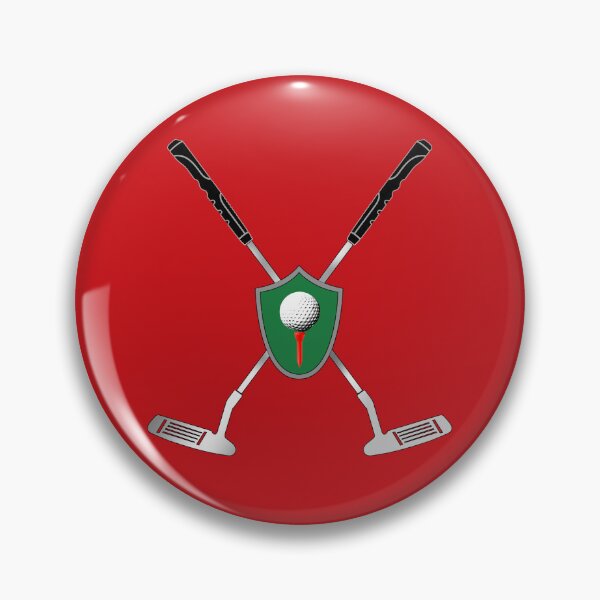 Item preview, GOLFING, CROSSED PUTTERS, GOLF CLUBS, GOLFER, PUTTING GREEN designed and sold by classic car craze.