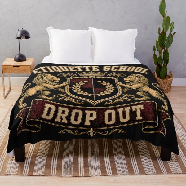 Item preview, Etiquette School — Proud Drop Out designed and sold by Sanctum Icons.