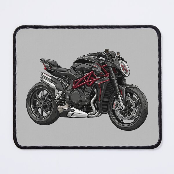 Item preview, MV Agusta Brutale 1000 RR Black Red Hypernaked Motorcycle Vector Illustration designed and sold by Motorline44.