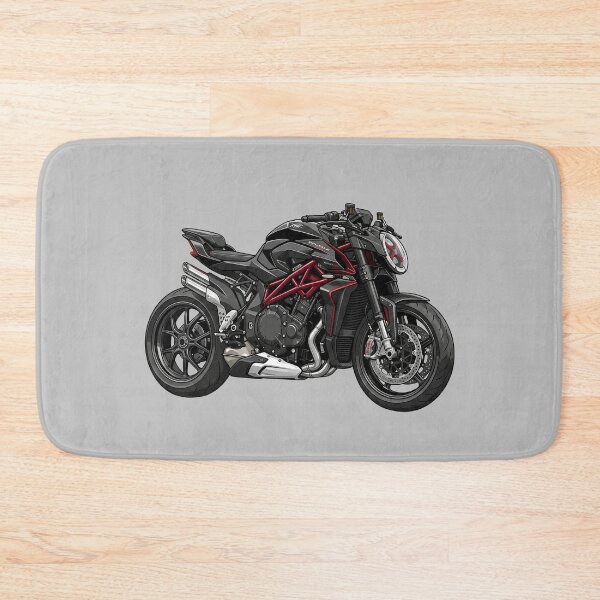Artikelvorschau, MV Agusta Brutale 1000 RR Schwarz-Rot Hypernaked Motorrad Vektorillustration entworfen und verkauft von Motorline44.