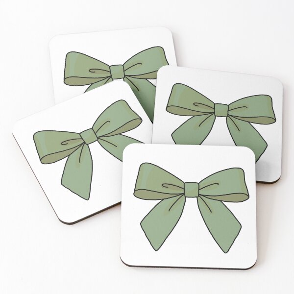 Item preview, Minimal Coquette Bow green designed and sold by hejlele.