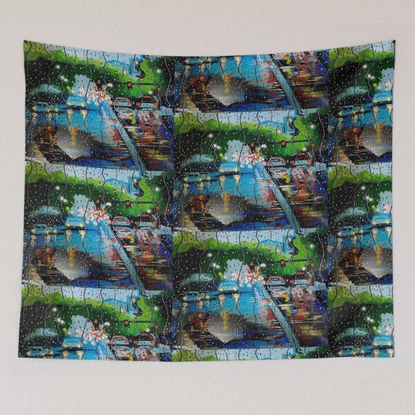 Item preview, Rain painting  designed and sold by atouchofcanvas.