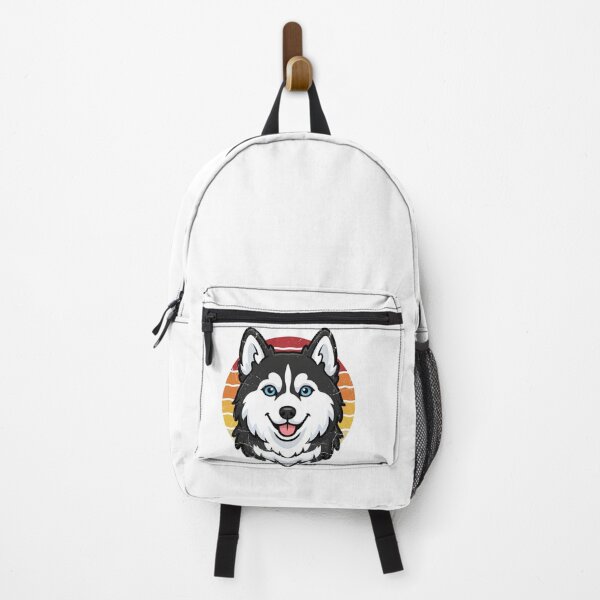 Item preview, Retro Sunset Siberian Husky - Vintage Dog Portrait Vector designed and sold by mimouna00.