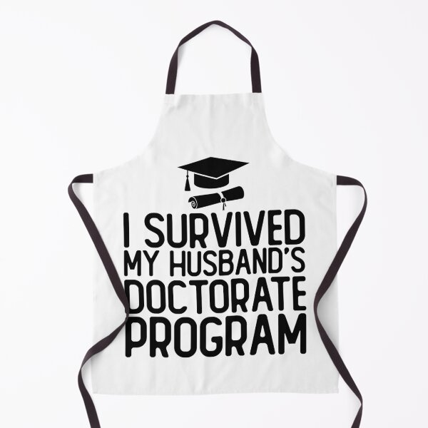 Item preview, I Survived My Husband's Doctorate Program Funny Wife | PhD Graduation Gift | Proud Doctoral Spouse designed and sold by 76Valeria.
