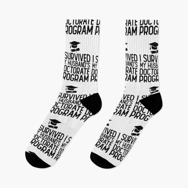 Item preview, I Survived My Husband's Doctorate Program Funny Wife  | PhD Graduation Gift | Proud Doctoral Spouse designed and sold by 76Valeria.