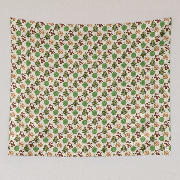 Item preview, Christmas Gingerbread Seamless Pattern designed and sold by Cato Designs.