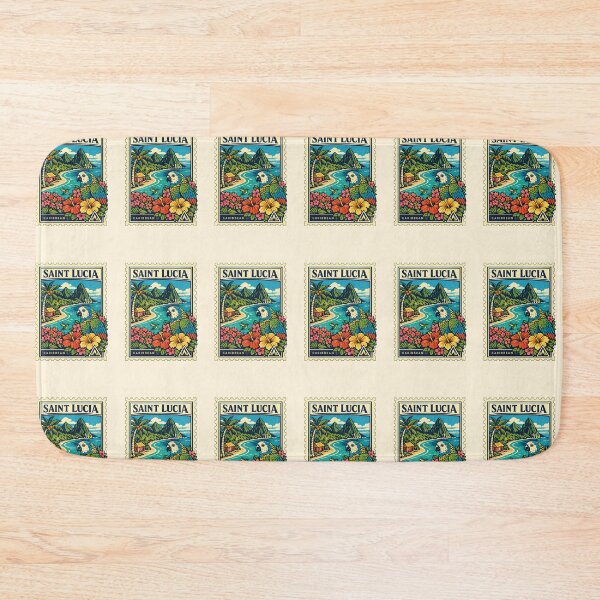 Item preview, St Lucpa Exotic Honeymoon Trip Stamp designed and sold by scicilysimonee.