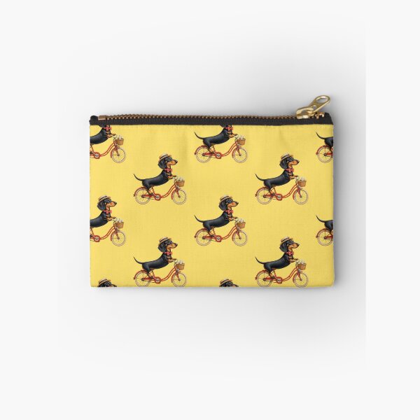 Item preview, Dapper Dachshund on a Bicycle designed and sold by ShindigiddyDog.