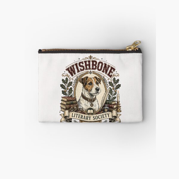 Item preview, Wishbone Literary Society Vintage Book Dog Club Design Retro Reading Aesthetic, Book Lover, Cottagecore Library  designed and sold by Pawsome Quotes.