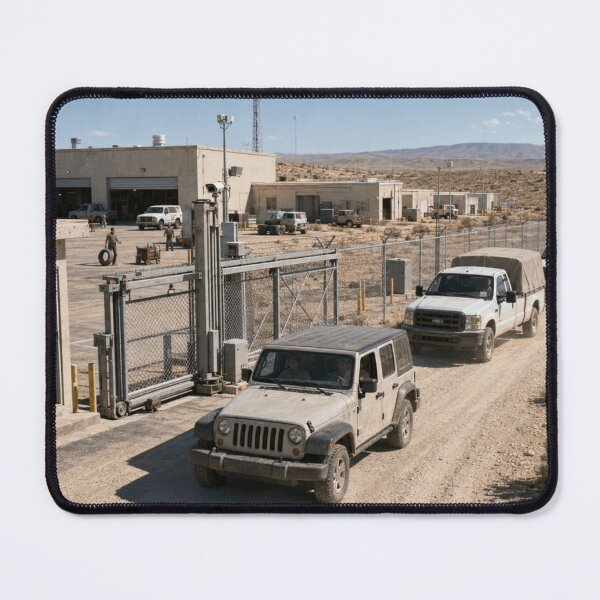 Item preview, Secret Military Base Convoy | Sci-Fi Horror Art designed and sold by Element Horizon Studio.