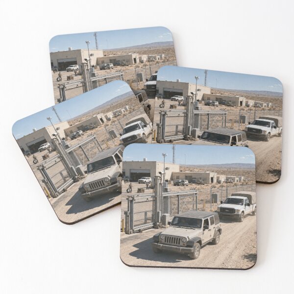 Item preview, Secret Military Base Convoy | Sci-Fi Horror Art designed and sold by Element Horizon Studio.