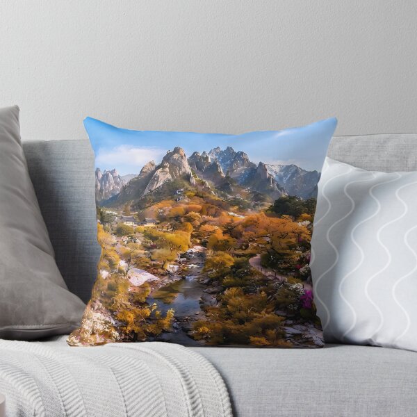Item preview, Seoraksan National Park in Autumn - Breathtaking Fall Foliage and Majestic Peaks designed and sold by SOOstudio73.
