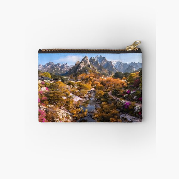 Item preview, Seoraksan National Park in Autumn - Breathtaking Fall Foliage and Majestic Peaks designed and sold by SOOstudio73.