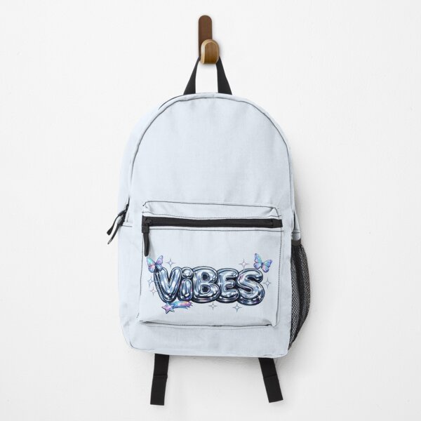 Item preview, Vibes Glossy Chrome Bubble Text designed and sold by Inkworksbyshery.