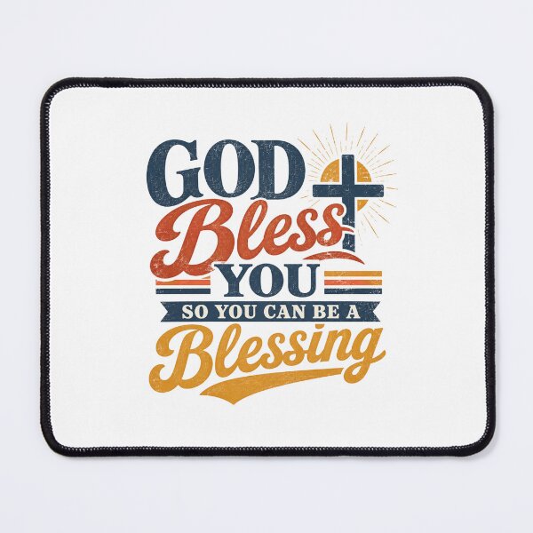 Item preview, GOD Bless YOU SO YOU CAN BE A Blessing - Retro Typographic Faith Graphic designed and sold by Faithloveshop.