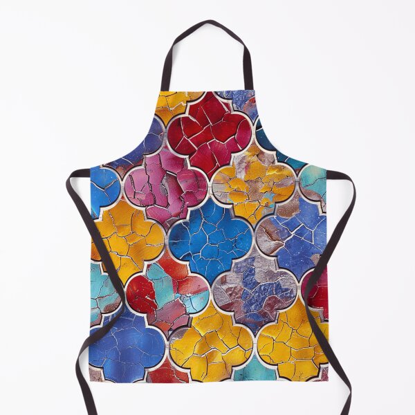 Item preview, Colorful Vintage Moroccan Tile Textured Retro Pattern Art designed and sold by DEC02.