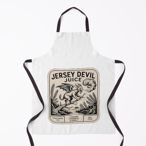 Item preview, Jersey Devil Juice Hot Sauce Label designed and sold by Estalon.