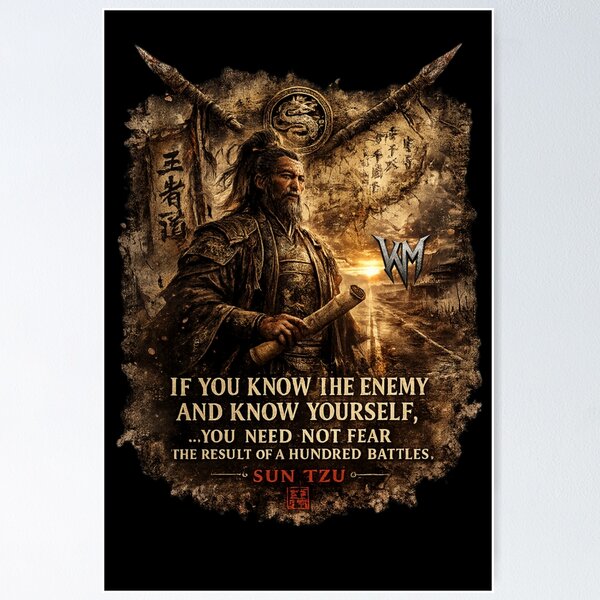 Item preview,  Warrior Mindset Series " Sun Tzu v2 designed and sold by White Tiger Designz .
