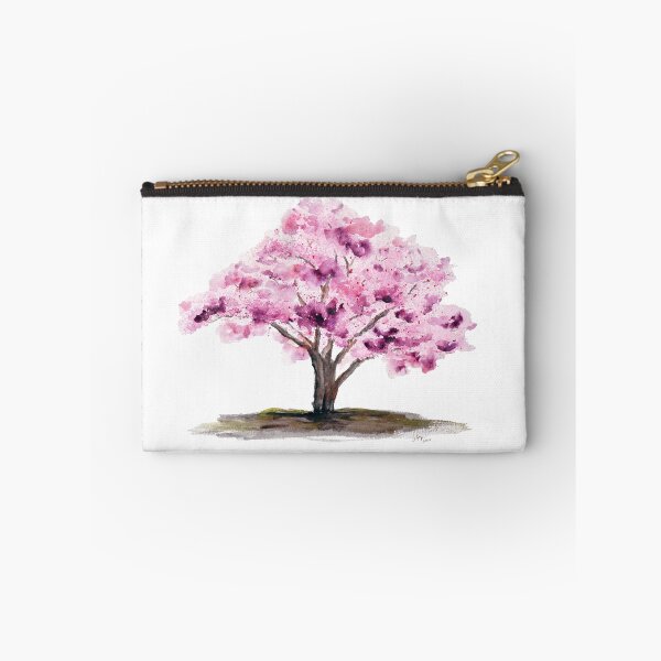 Item preview, pink cherry tree watercolour  designed and sold by SelenePaintings .