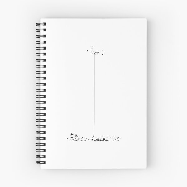 Item preview, Minimalist Crescent Moon Line Art designed and sold by Artistikastore.