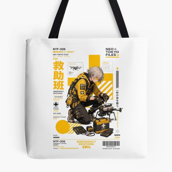 Item preview, Neo Tokyo Files 006 – Emergency Response | Rescue Drone Anime Techwear designed and sold by Noro Art .