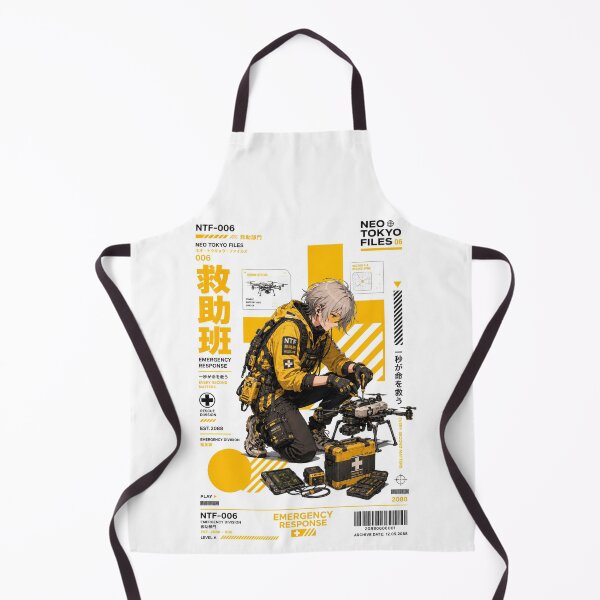 Item preview, Neo Tokyo Files 006 – Emergency Response | Rescue Drone Anime Techwear designed and sold by Noro Art .