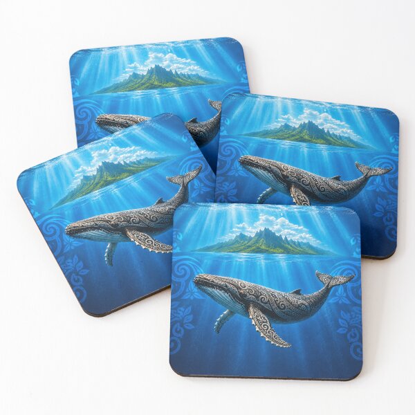 Item preview, Polynesian Humpback Whale designed and sold by Whale & Dolphin Wisdom Retreats.