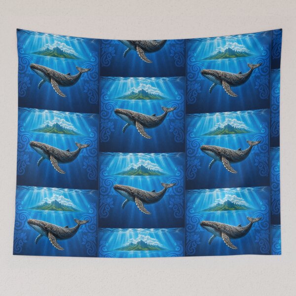 Item preview, Polynesian Humpback Whale designed and sold by Whale & Dolphin Wisdom Retreats.