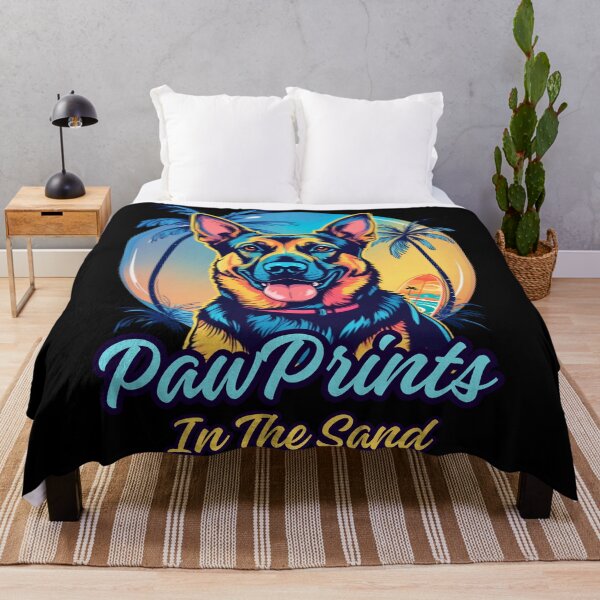 Item preview, PawPrints In The Sand designed and sold by Eranthe Bernardo.