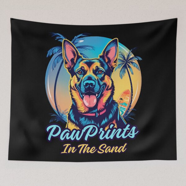 Item preview, PawPrints In The Sand designed and sold by Eranthe Bernardo.