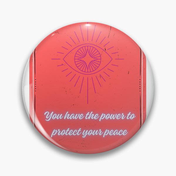 Item preview, You have the power to protect your peace spiritual message designed and sold by mags_tags.