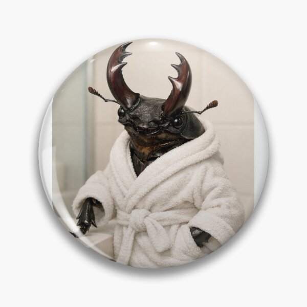 Item preview, Cozy Bathrobe Stag Beetle designed and sold by Sillytoe.