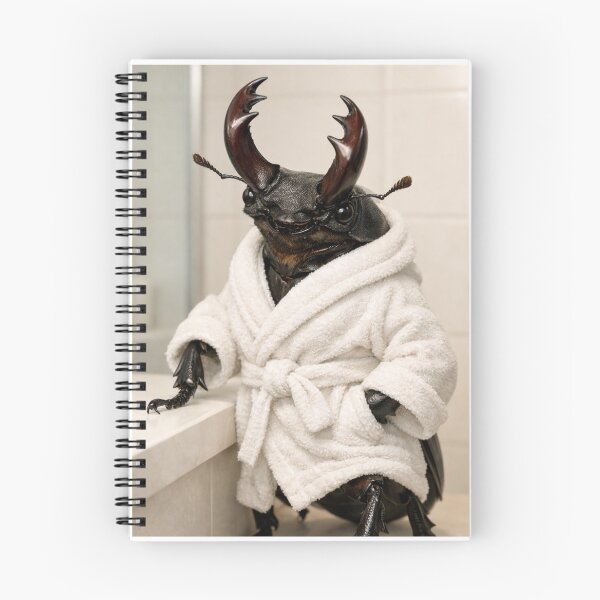 Item preview, Cozy Bathrobe Stag Beetle designed and sold by Sillytoe.