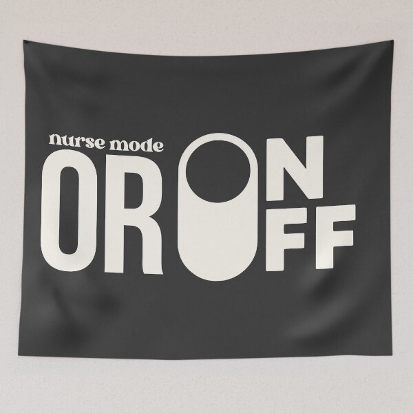 Item preview, OR Nurse Mode On — Operating Room Nurse Gift | Nurses Week Shirt designed and sold by KiwyStudio.