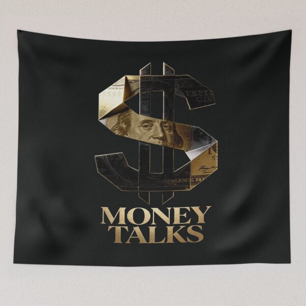 Item preview, When Money Talks - Dollar Symbol in $100 Bills designed and sold by RAYBIL.