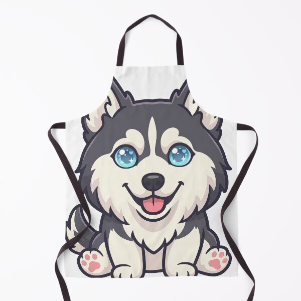 Item preview, Super Cute Kawaii Husky Puppy - Anime Blue Eyes Dog designed and sold by mimouna00.