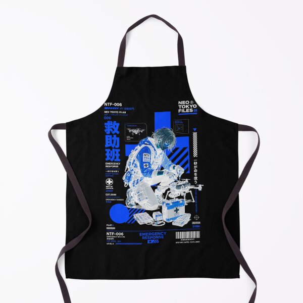 Item preview, Neo Tokyo Files 006 Negative – Emergency Response | Rescue Drone Anime Techwear designed and sold by Noro Art .