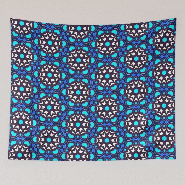 Item preview, Moroccan Ornamental Blue Tile Artistic Pattern designed and sold by DEC02.