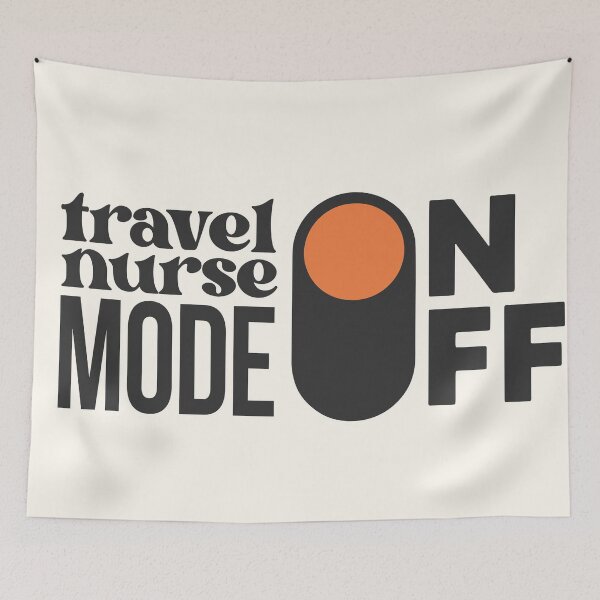 Item preview, Travel Nurse Mode On — Travel Nurse Gift | Funny Nurse Shirt 2026 designed and sold by KiwyStudio.