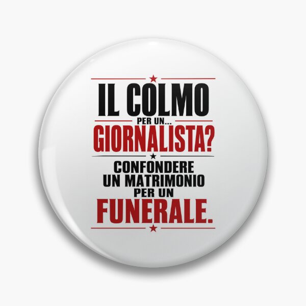 Item preview,  Il Colmo per un Giornalista – Battuta Divertente | Funny Italian Quote designed and sold by RipantinaFantasy .
