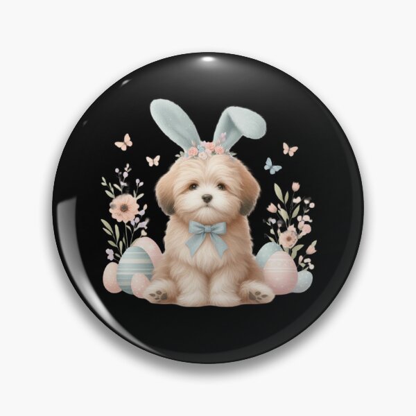 Item preview, Puppy with Bunny Ears designed and sold by rustonpoldoks.