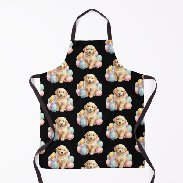 Item preview, Golden Retriever Puppy with Easter Eggs designed and sold by rustonpoldoks.
