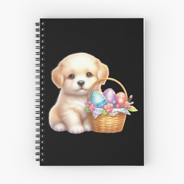 Item preview, Cute Puppy with Easter Basket designed and sold by rustonpoldoks.